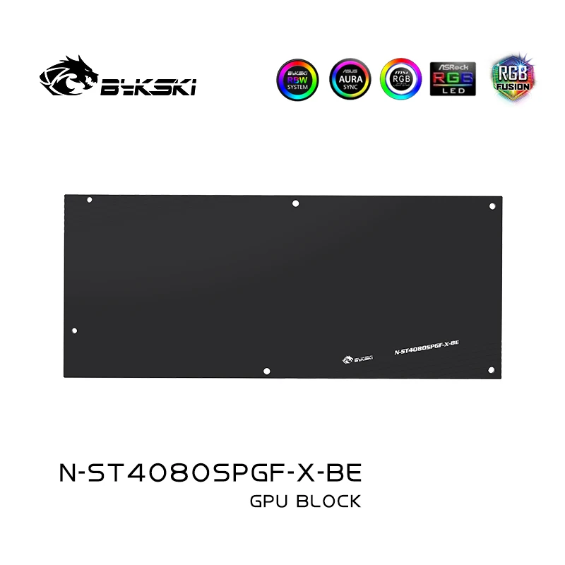 Rtx 4080 Water Cooling Block - Blok GPU Bykski untuk Kartu Video
