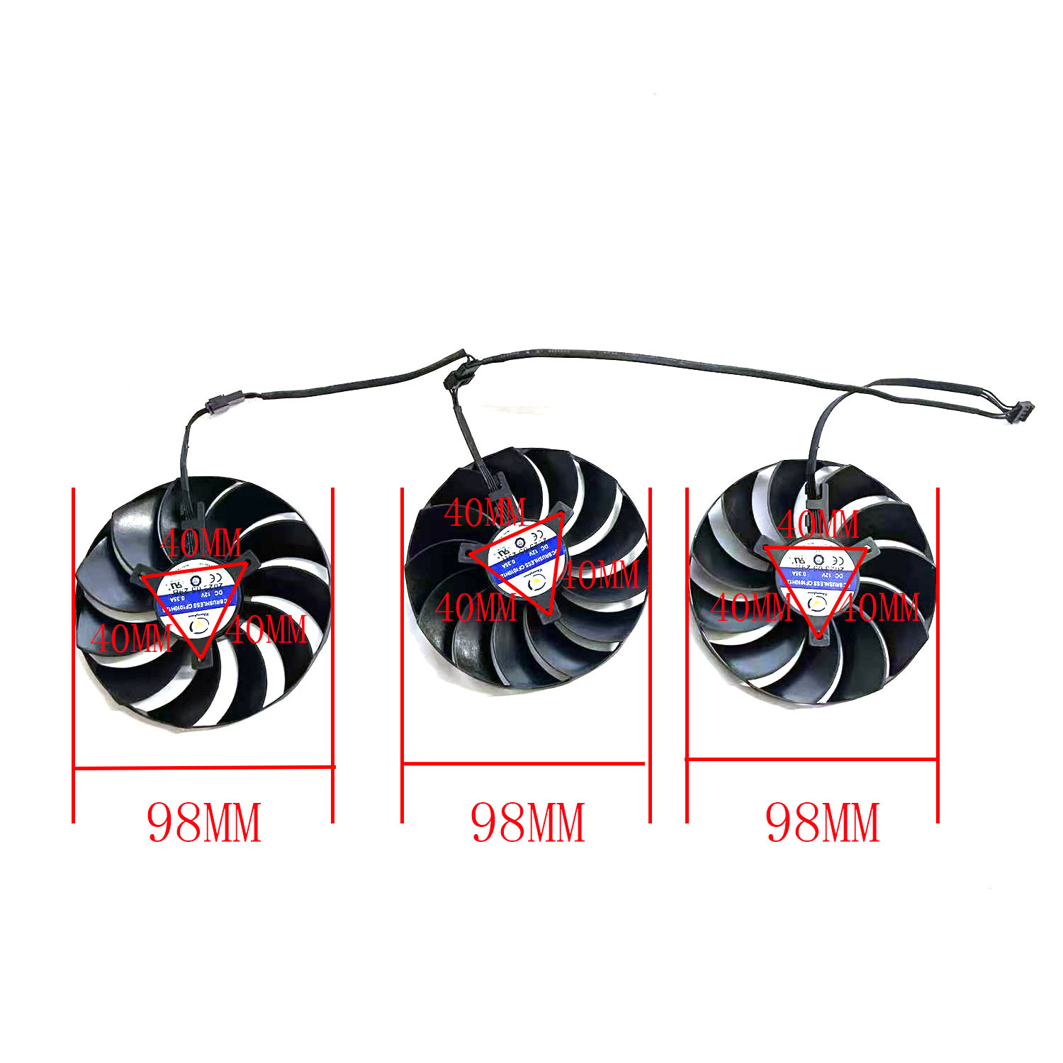 Kipas Pendingin Baru 4PIN 98MM - Rx 7800 Xt 16Gb ulasan dan harga