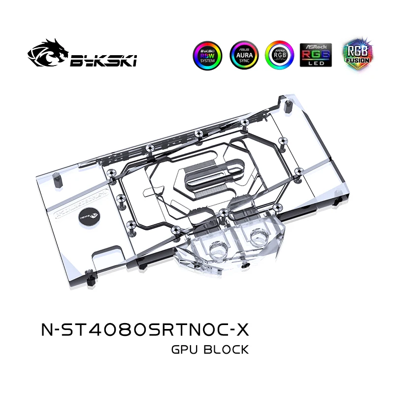 Bykski N-ST4080SRTNOC-X Blok G - Rtx 4080 Water Cooling Block ulasan dan harga