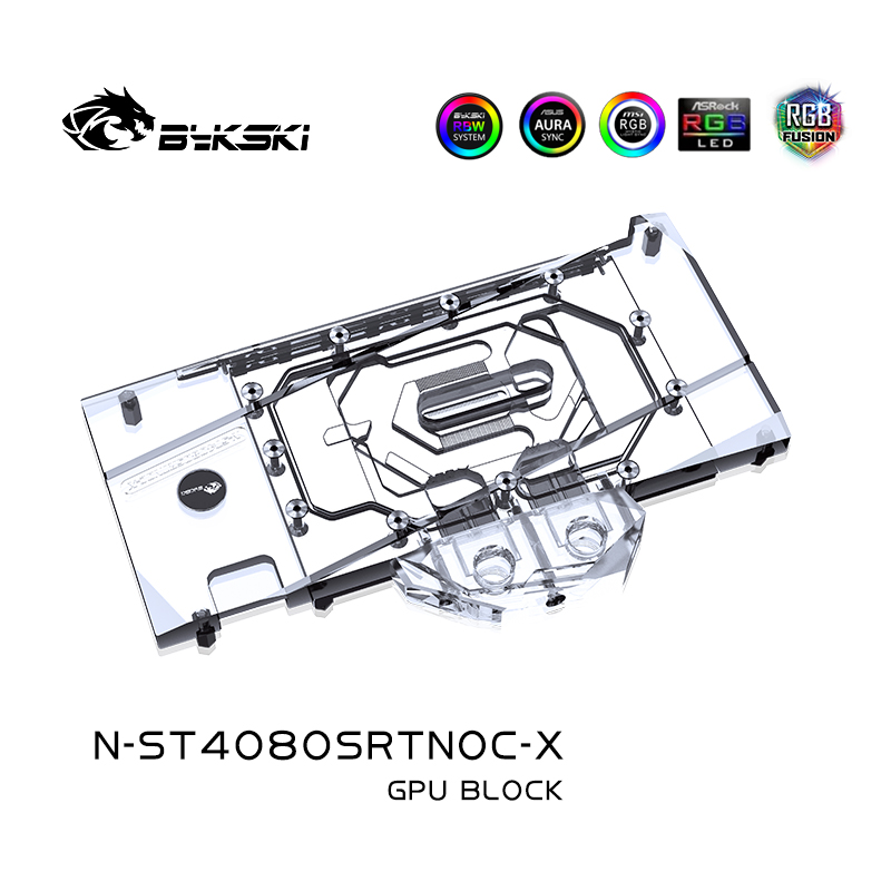 Bykski N-ST4080SRTNOC-X Blok G - Rtx 4080 Water Cooling Block ulasan dan harga