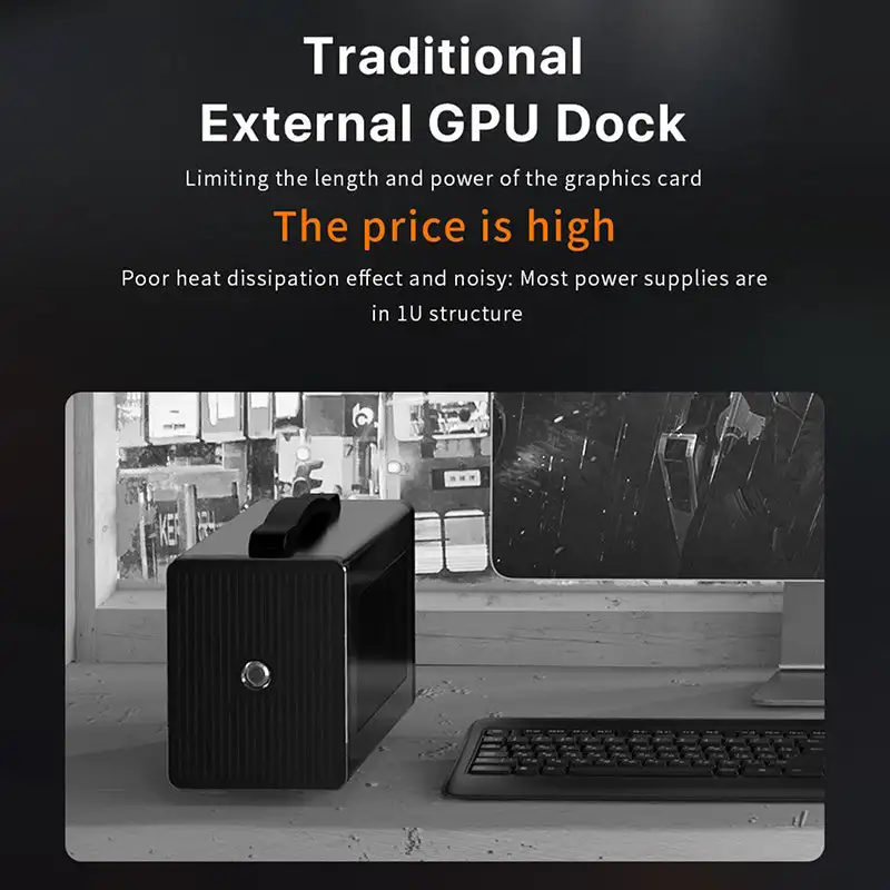 PELADN Link S-2 Stasiun Dok Ka - Oculink Gpu Dock Station ulasan dan harga