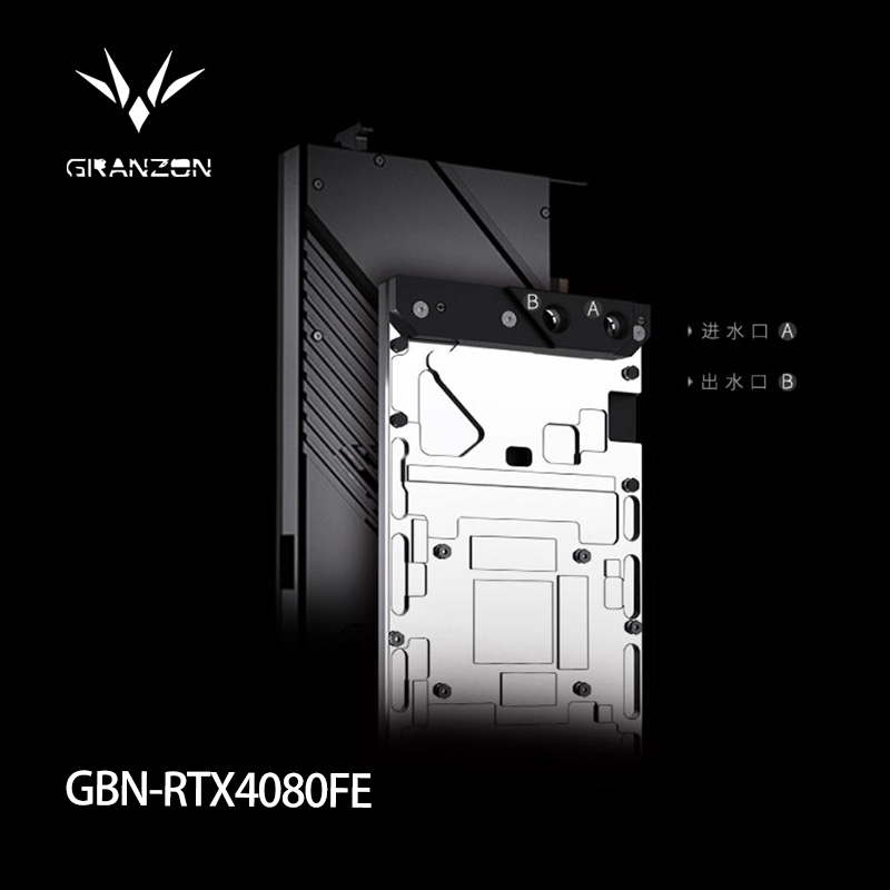 Blok GPU Granzon untuk Kartu V - Rtx 4080 Water Cooling Block ulasan dan harga